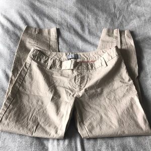Gap slim cropped khakis